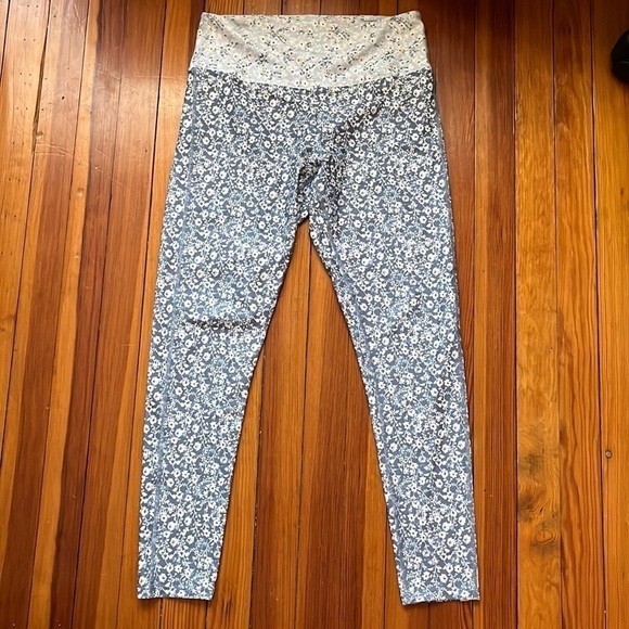 Summersalt The Do It All Hi Rise Full Length Leggings Bloom in Powder Blue Sz 10 - Picture 1 of 6